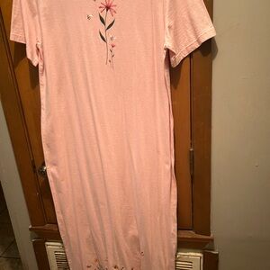 Cherokee Light Pink Floral Maxi Dress